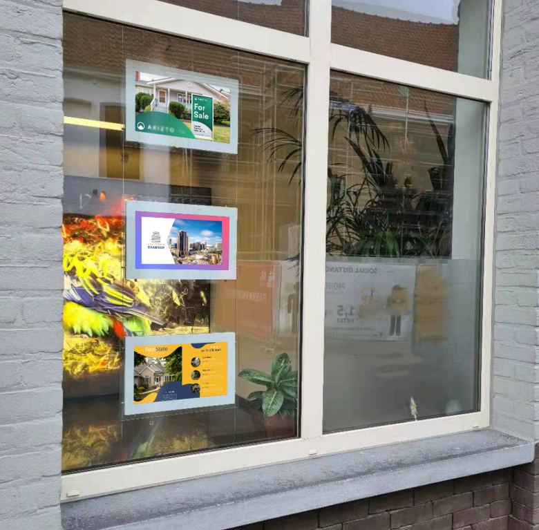 Werbedisplay schaufenster