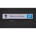 Besucher Parkplatz Anzeige LED mit Richtungspfeil
