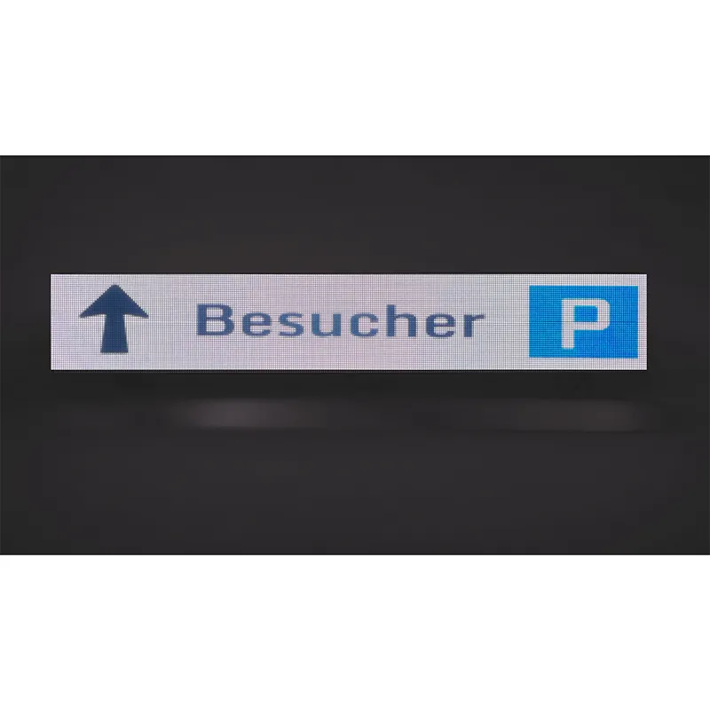 Besucher Parkplatz Anzeige LED mit Richtungspfeil