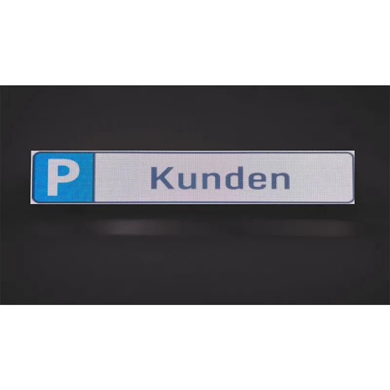 Digitale Parkplatzanzeige von Skyleds