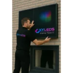 LED Werbedisplay Autowaschanlage digital
