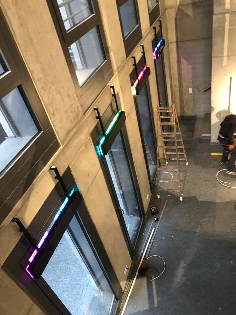 Berlin Museum Skyleds LED Anzeige Referenz