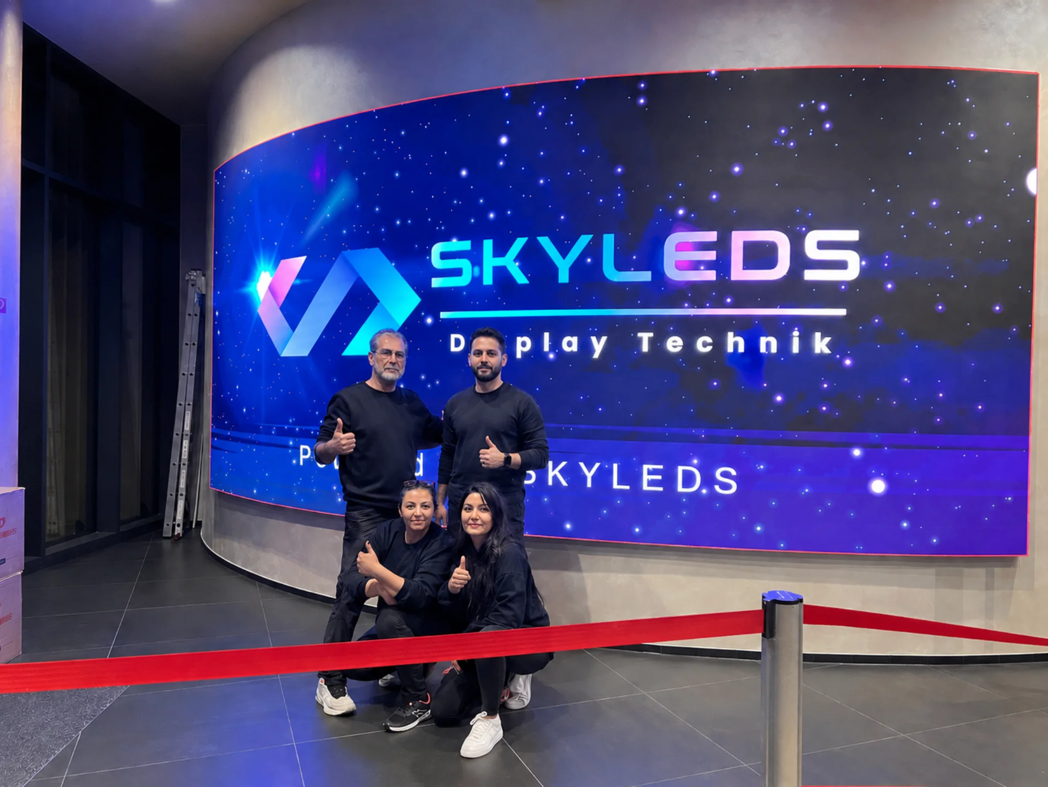 MERKUR Casino Monheim Skyleds LED Videowall Referenz