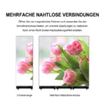 Nahtlose Verbindung mehrerer Outdoor LED Mobile Videowall Module für große Bildflächen