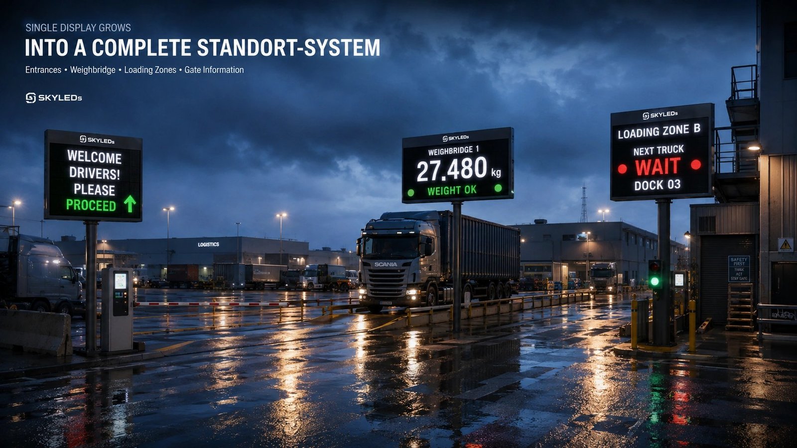 Zentrale Steuerung einer LED Videowand