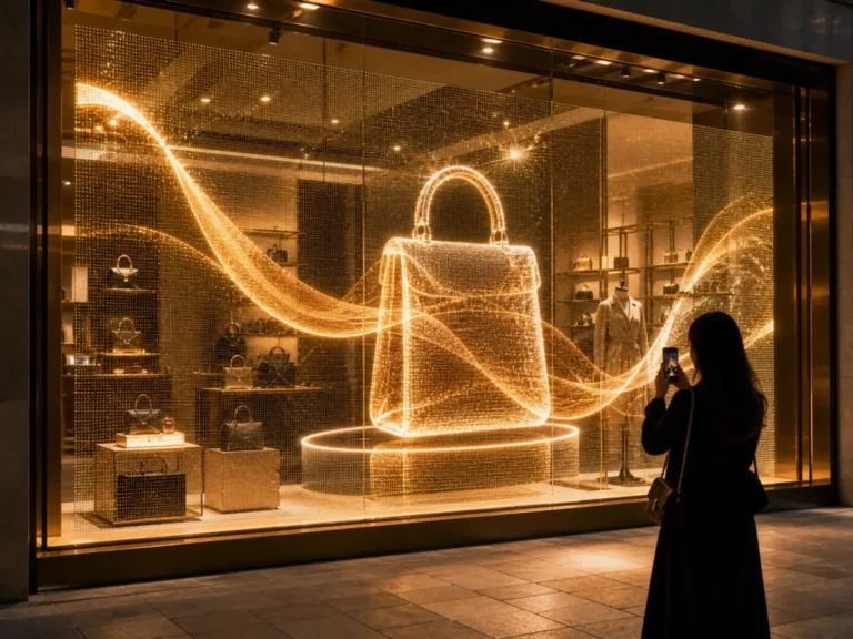 Transparentes LED Display für Retail und Schaufenster